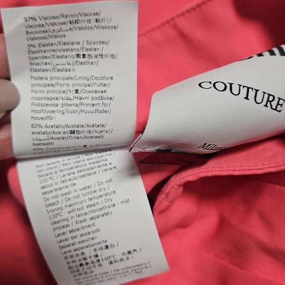 Moschino Ikram Aeffe Spa Women Trousers Pants Size 4 - Picture 14 of 14